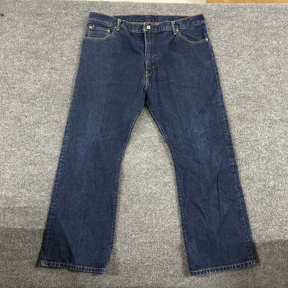 Levi's Jeans Mens Size 42 Dark Wash Blue 517 Bootcut Denim Regular Fit Cowboy